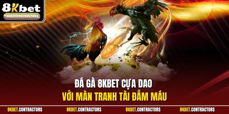 Đá gà 8KBET cựa dao với màn tranh tài đẫm máu